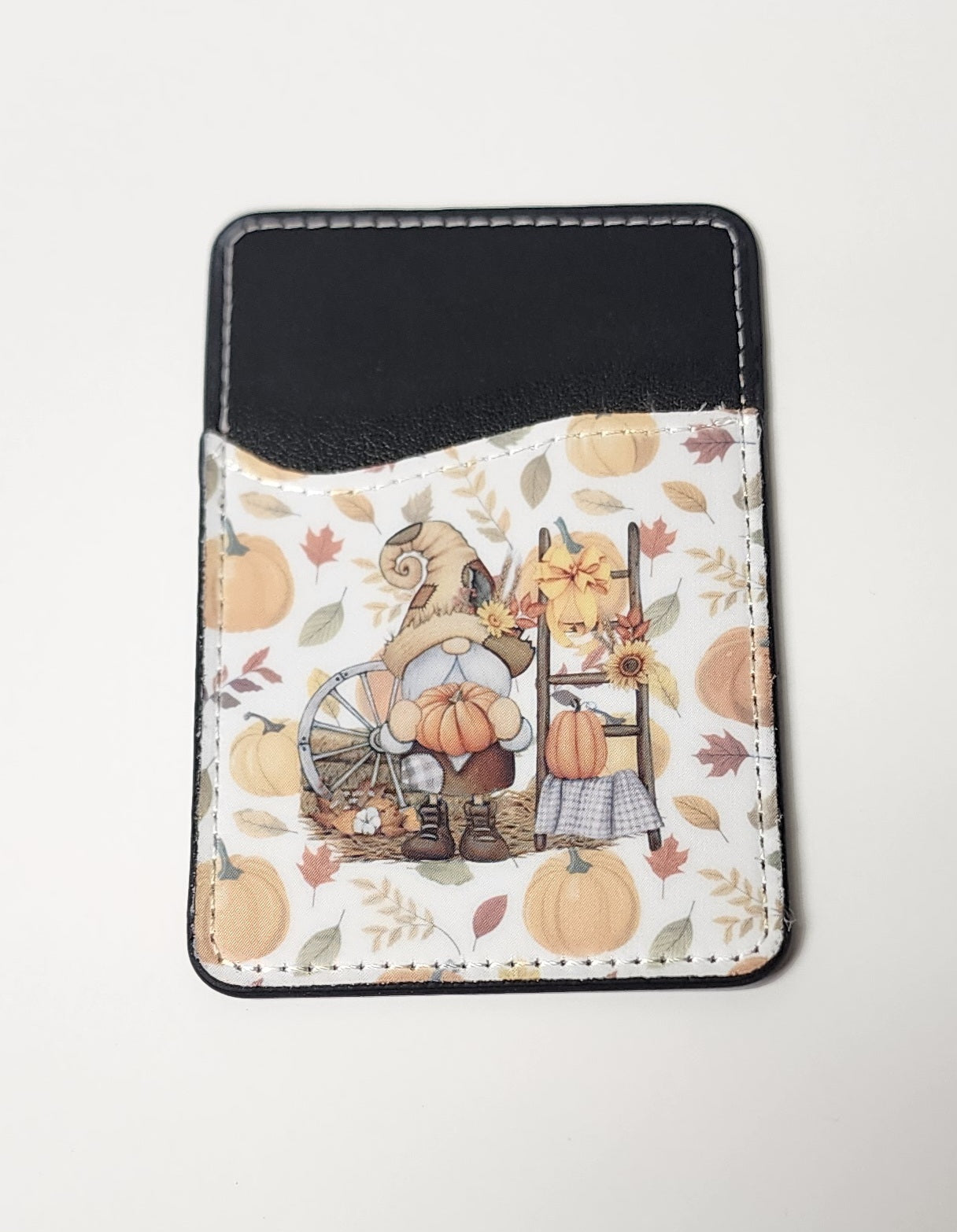 Fall Time Gnome Phone Wallet