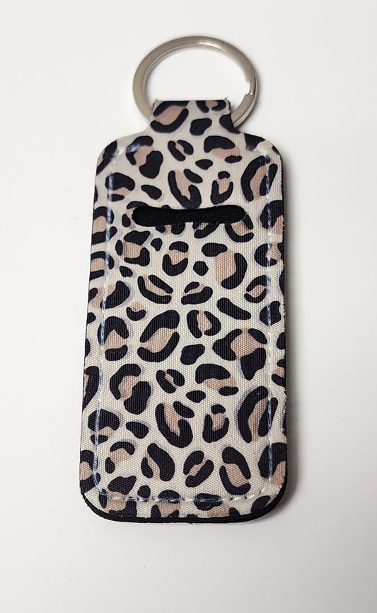 Cheetah Print Chaptick Holder